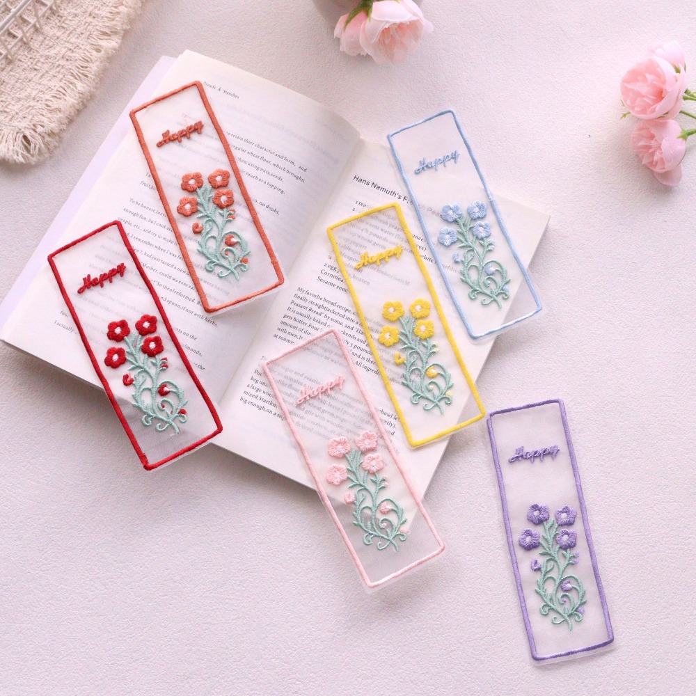 Creative Transparent Organza B - Dried Flower Bookmark 评论和价格