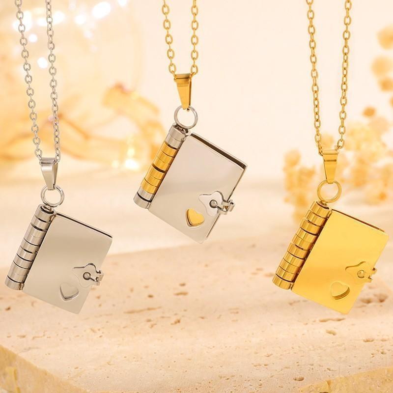 Envelope Necklace Custom Text  - Custom Photo Book 评论和价格