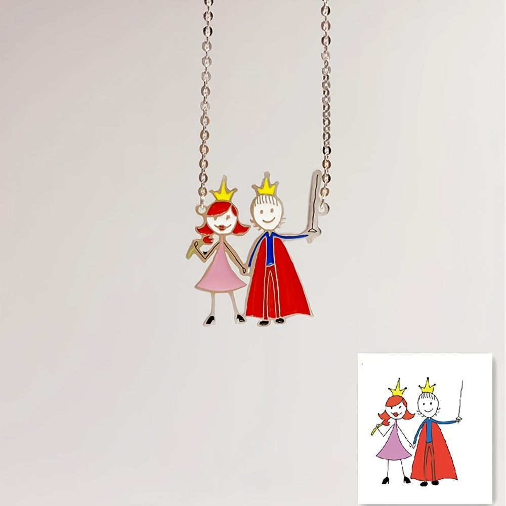 Custom Enamel Pendant Necklace - Name Necklace Custom 评论和价格